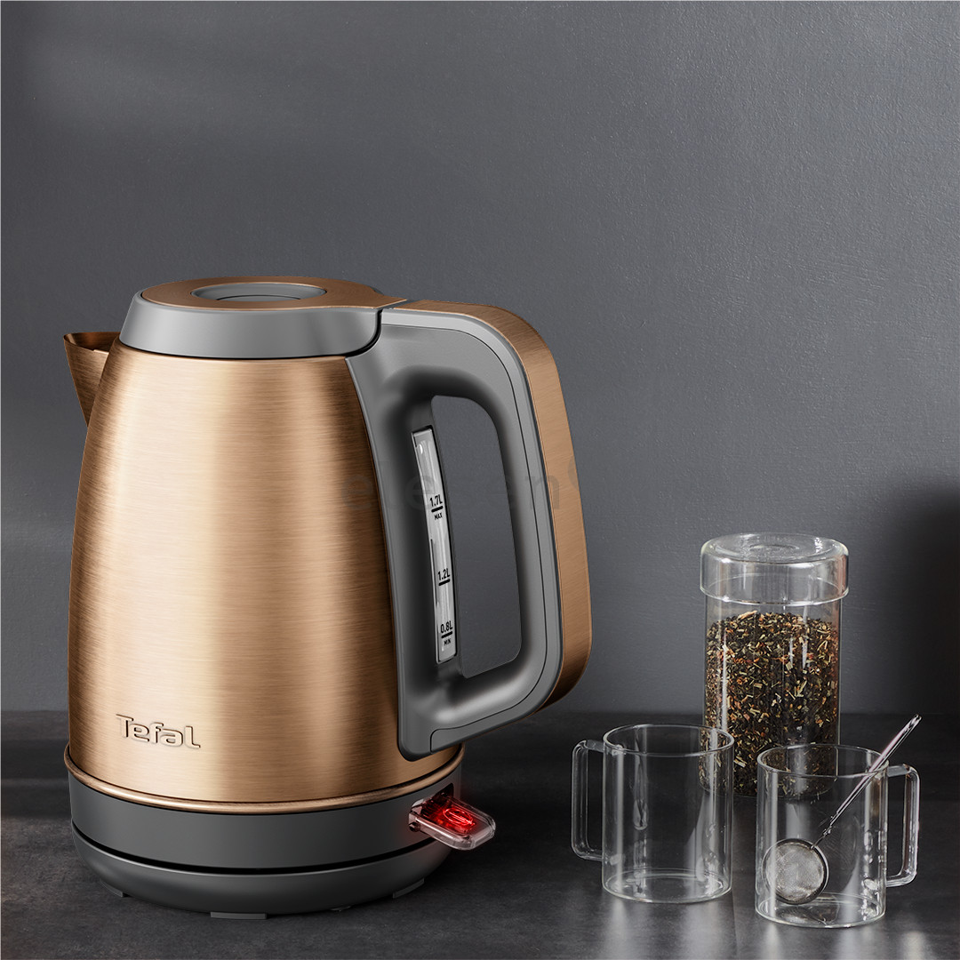 Tefal Coppertinto, 2400 W, copper/black - Kettle Item - KI280G10