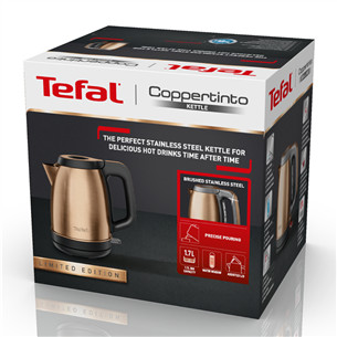 Tefal Coppertinto, 2400 W, copper/black - Kettle Item - KI280G10