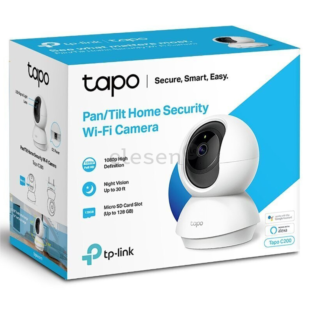 TP-Link Tapo C200, 1080p, 360º, WiFi, white - Home security camera