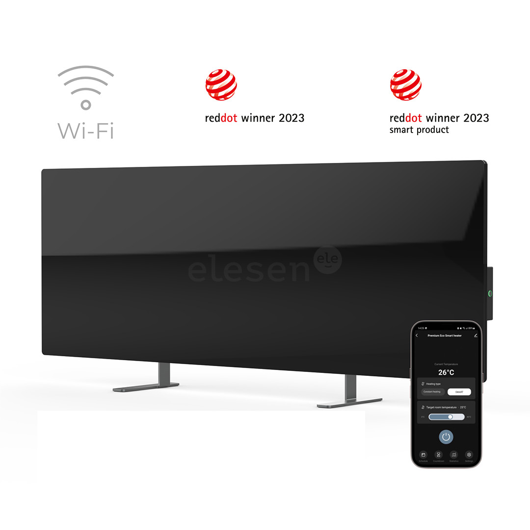 Aeno, 700+ W, juodas - Šildytuvas