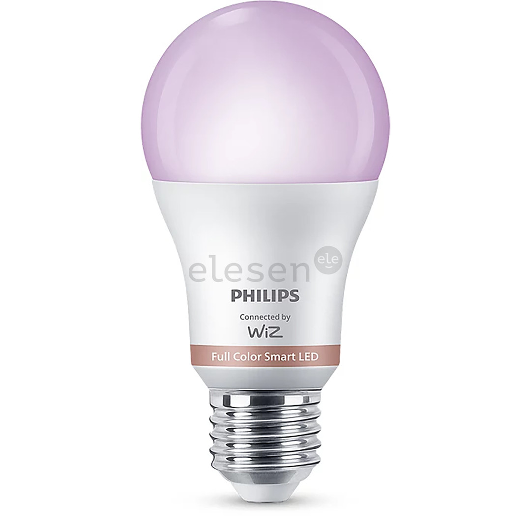 Philips WiZ LED Smart Bulb, 60 W, E27, RGB - Išmanioji lemputė