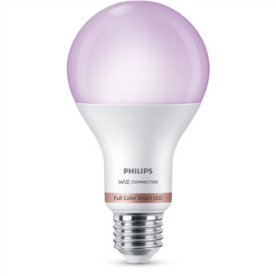 Philips WiZ LED Smart Bulb, 100 Вт, E27, RGB - Умная лампа Товар - 929002449721