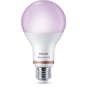 Išmanioji lemputė Philips WiZ LED Smart Bulb, 100 W, E27, RGB Prekė - 929002449721 929002449721