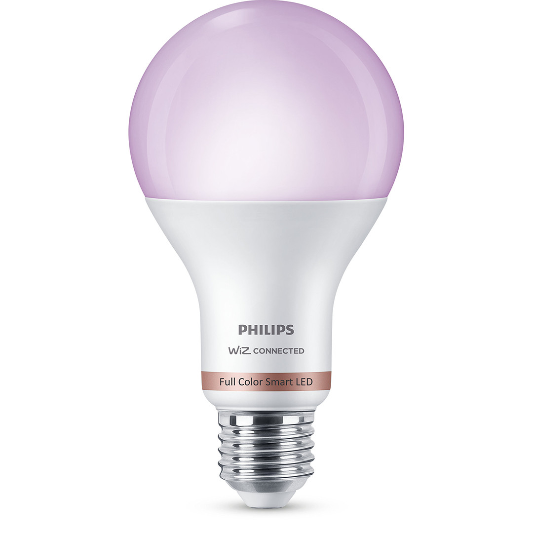 Philips WiZ LED Smart Bulb, 100 Вт, E27, RGB - Умная лампа Товар - 929002449721