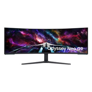 Samsung Odyssey Neo G9, 57", 240 Hz, Quantum Mini-LED, Ultra HD, curved, white - Monitorius Prekė - LS57CG952NUXEN LS57CG952NUXEN