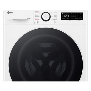 LG, 10 kg / 6 kg, depth 56.5 cm, 1400 rpm - Washer-Dryer Combo