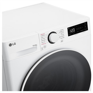 LG, 10 kg / 6 kg, depth 56.5 cm, 1400 rpm - Washer-Dryer Combo