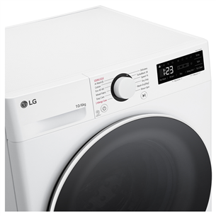 Skalbimo mašina džiovyklė LG, 10 kg / 6 kg, 55 cm, 1400 rpm Prekė - F4DR510S0W.ABWQPMR