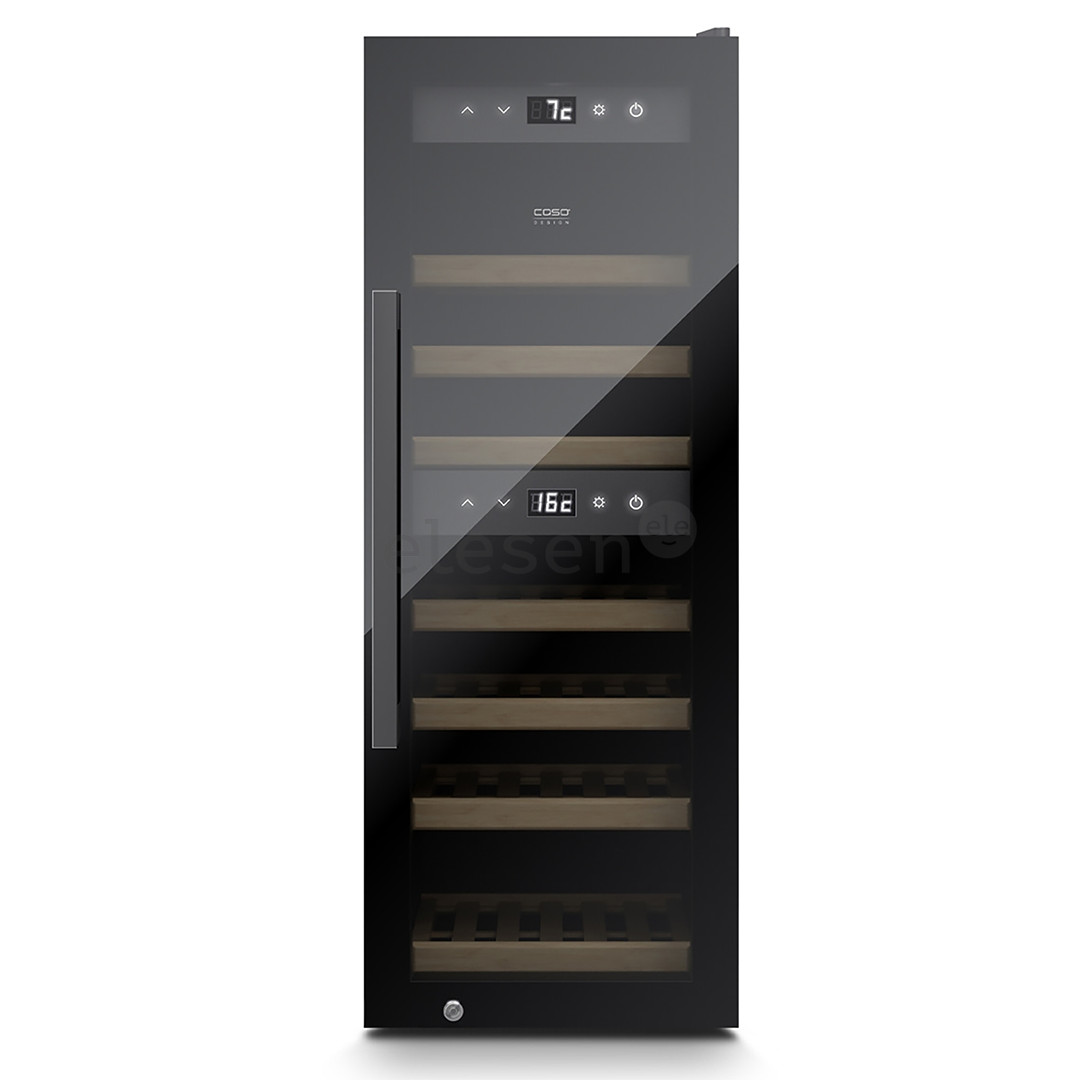 Caso WineExclusive 38 Smart, 38 bottles, height 107 cm, black - Wine Cooler