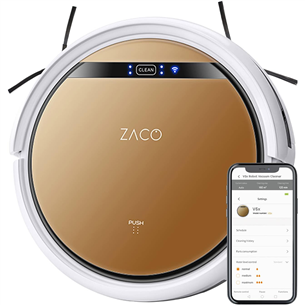 Dulkių siurblys robotas Zaco V5x, wet & Dry, golden Prekė - 501902 501902