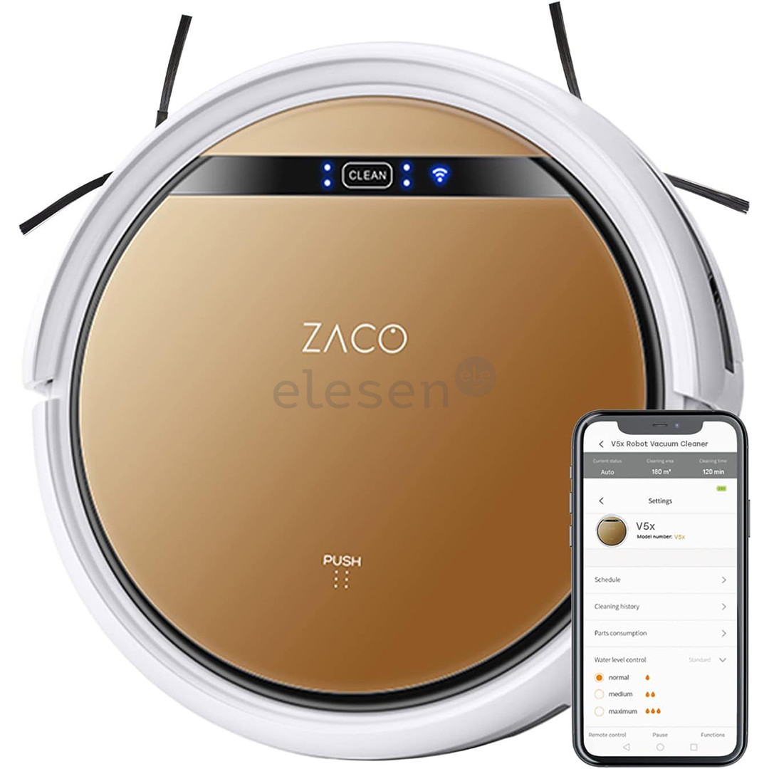 Zaco V5x, wet & Dry, golden - Robot vacuum cleaner Item - 501902