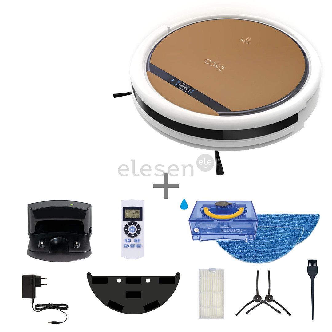 Zaco V5x, wet & Dry, golden - Robot vacuum cleaner Item - 501902