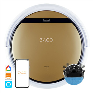 Zaco V5x, wet & Dry, golden - Robot vacuum cleaner Item - 501902