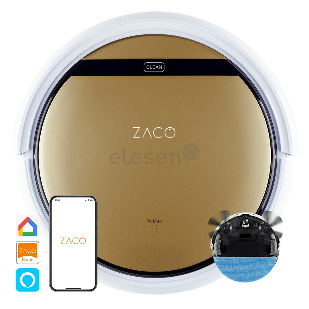 Zaco V5x, wet & Dry, golden - Robot vacuum cleaner Item - 501902