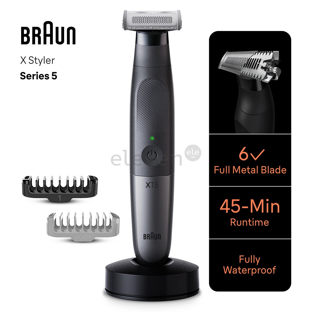 Braun, Face & body, black - Hybrid trimmer