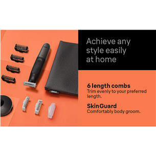 Braun, Face & body, black - Hybrid trimmer