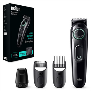 Braun Series 3 Beard Trimmer, juoda - Barzdaskutė