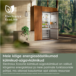 Electrolux 800 Series, NoFrost, 269 L, 189 cm - Built-in refrigerator Item - ENC8MC19S