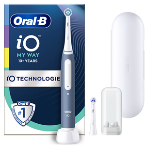 Elektrinis dantų šepetėlis Braun Oral-B iO My Way, blue Prekė - IOMYWAY IOMYWAY