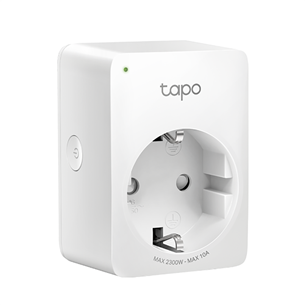 TP-Link Tapo P100, 1-Pack, baltas - Išmanusis elektros lizdas TAPOP100-1-PACK