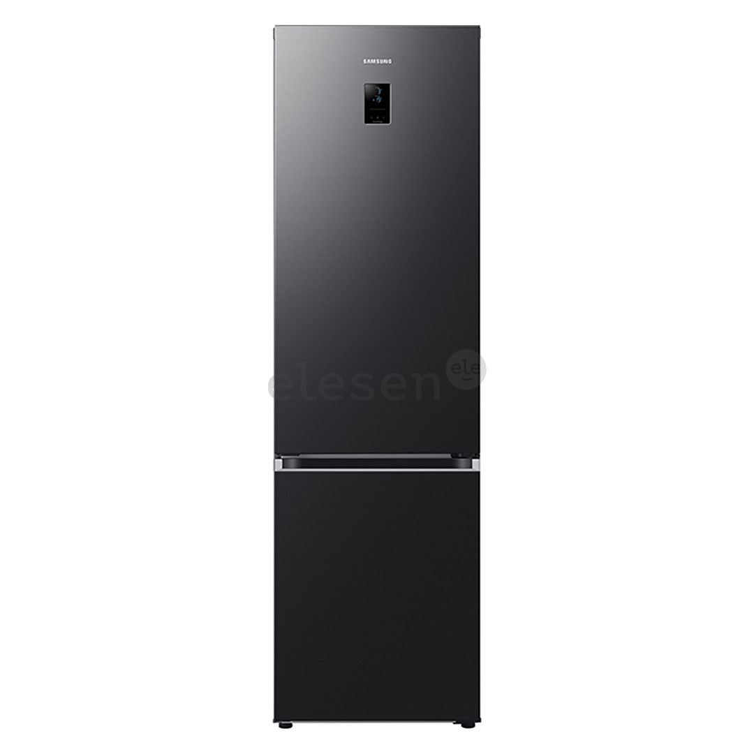 Samsung, NoFrost, 390 L, 203 cm, matinis juodas - Šaldytuvas