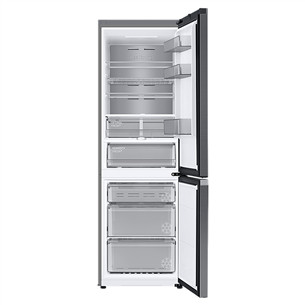 Samsung BeSpoke, NoFrost, 186 cm, 344 L, juodas - Šaldytuvas