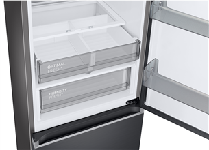 Samsung BeSpoke, NoFrost, 186 cm, 344 L, juodas - Šaldytuvas