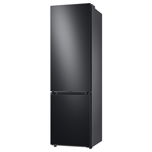 Samsung BeSpoke, 203 cm, 390 L, matinis juodas - Šaldytuvas