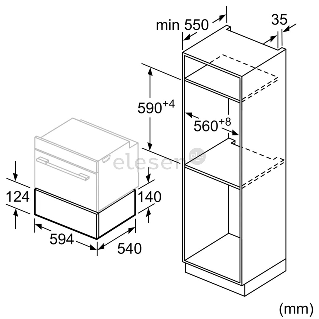 Bosch - Built-in Warming Drawer