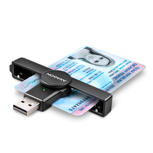 AXAGON Item - CRE-SMPA, USB-A, black - ID kortelių skaitytuvas CRE-SMPA