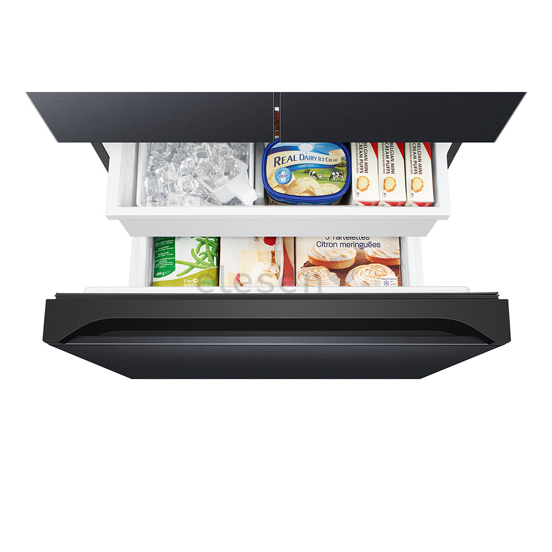 Samsung, French Door, NoFrost, 495 L, 178 cm, juodas - Šaldytuvas