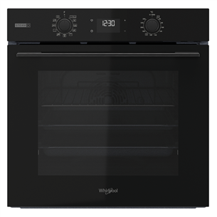 Whirlpool, 71 L, katalizinis valymas, juodas - Įmontuojama orkaitė - OMSK58CU1SB