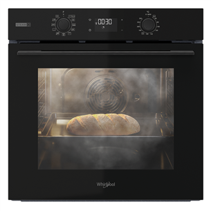 Whirlpool, 71 L, katalizinis valymas, juodas - Įmontuojama orkaitė - OMSK58CU1SB