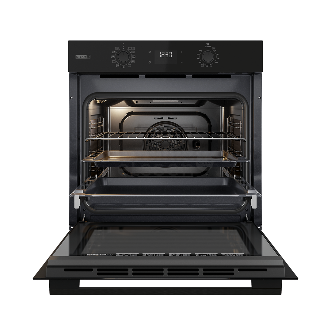 Whirlpool, 71 L, katalizinis valymas, juodas - Įmontuojama orkaitė - OMSK58CU1SB