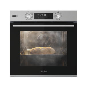 Whirlpool, 71 L, hidrolizė, nerūdijantis plienas - Orkaitė