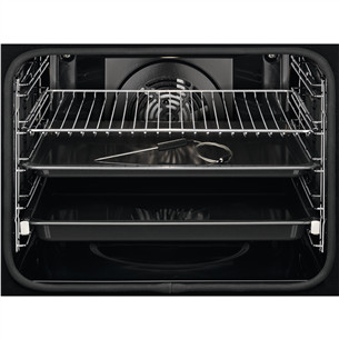 Electrolux, 72 L, pyrolytic cleaning, black/white - Built-in oven Item - EOE8P39WV