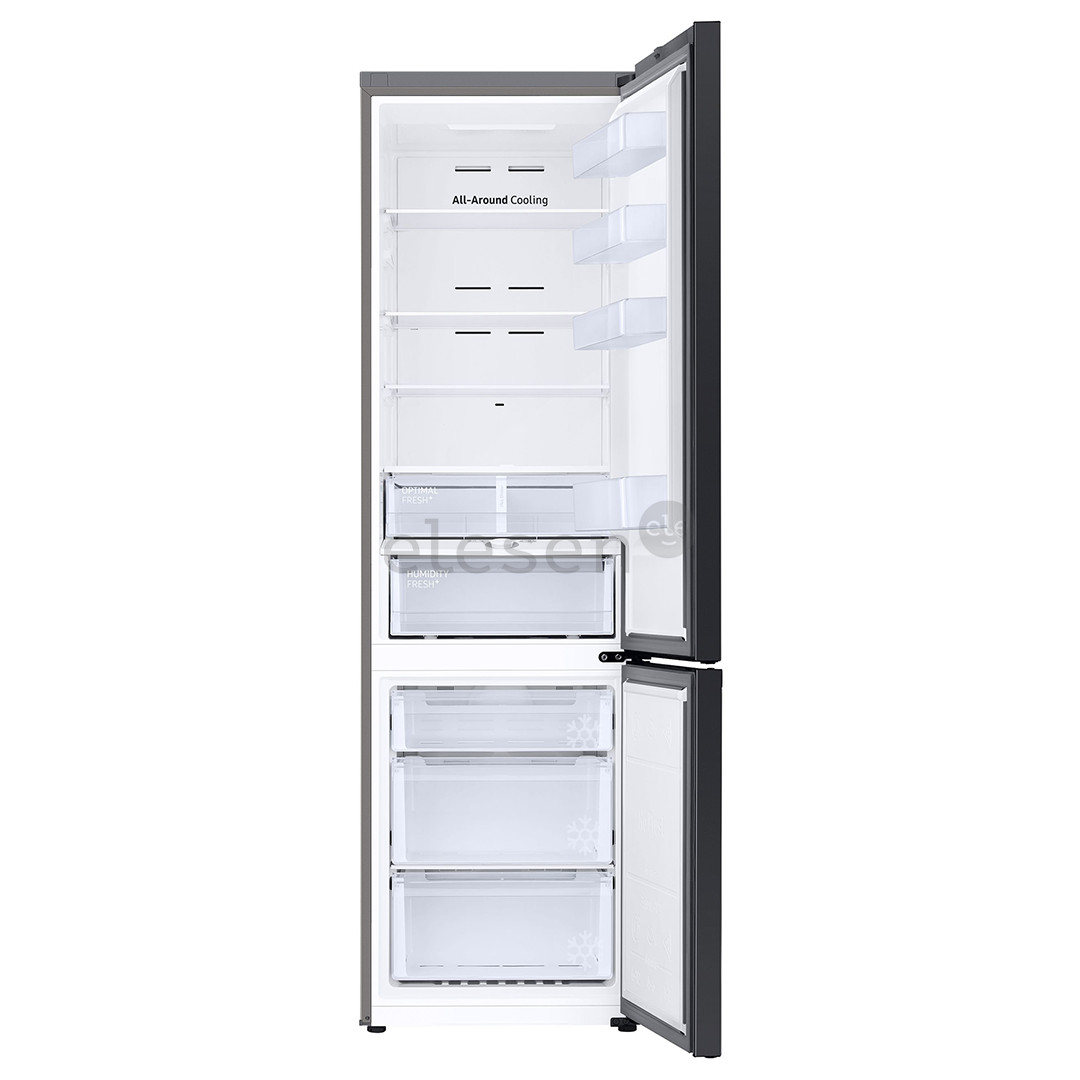 Samsung BeSpoke, 203 cm, 390 L, nerūdijančio plieno - Šaldytuvas