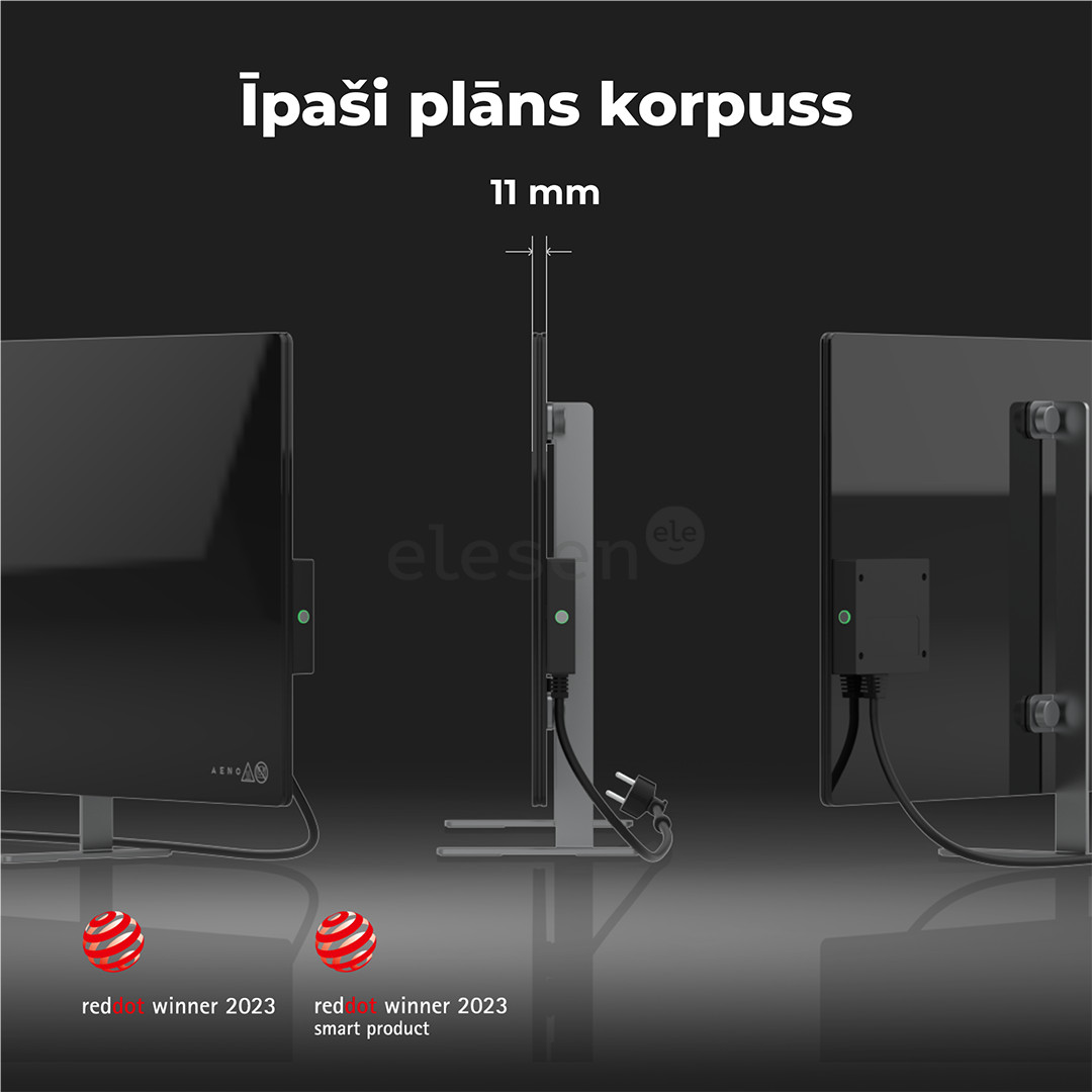 Aeno, 700+ W, juodas - Šildytuvas