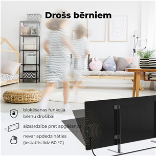 Aeno, 700+ W, juodas - Šildytuvas