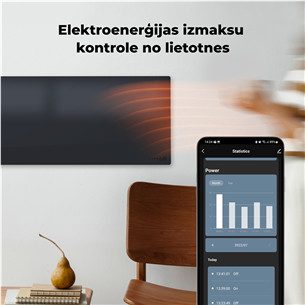 Aeno, 700+ W, juodas - Šildytuvas