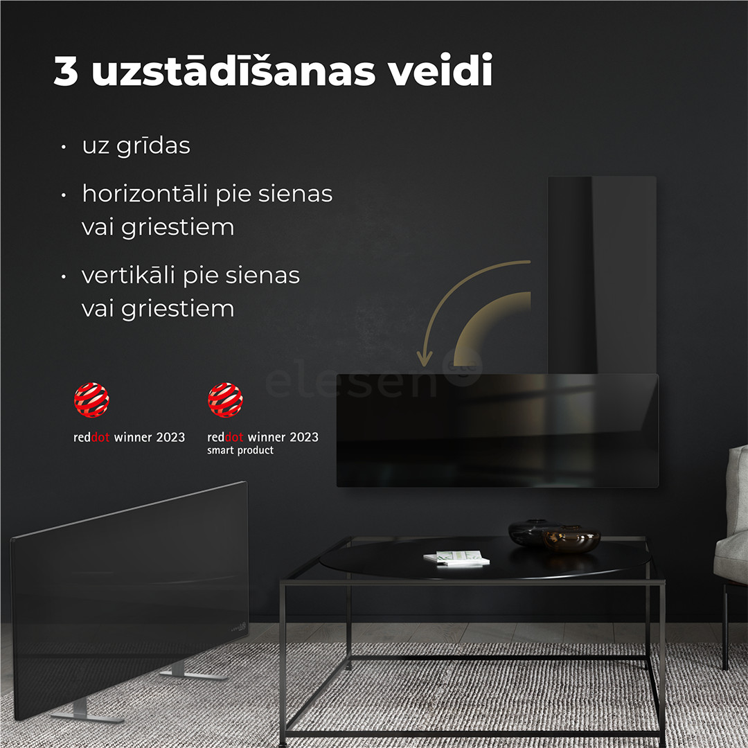 Aeno, 700+ W, juodas - Šildytuvas