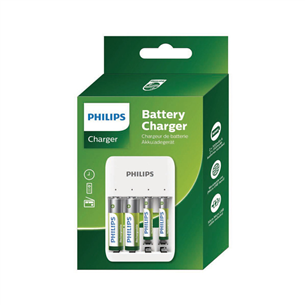 Philips SCB4013NB, белый - Зарядное устройство для аккумуляторных батареек Товар - SCB4013NB/00 SCB4013NB/00