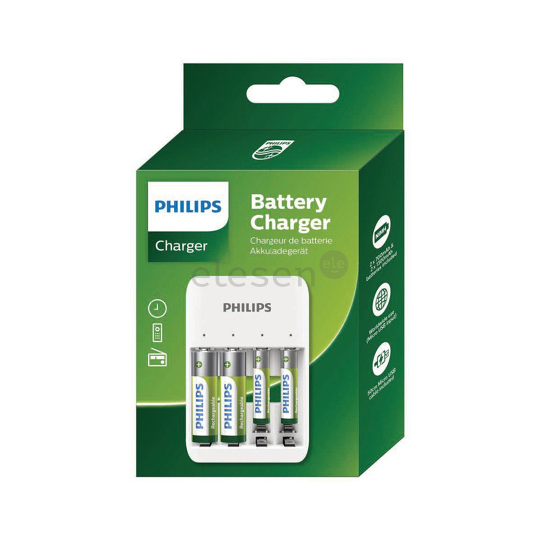 Philips SCB4013NB, white - Battery Charger