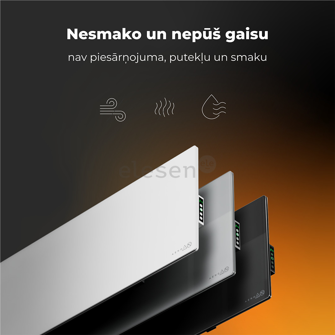 Aeno, 700+ W, pilkas - Šildytuvas