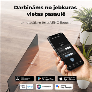 Aeno, 700+ W, pilkas - Šildytuvas