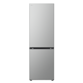 LG, NoFrost, 344 L, 186 cm, sidabrinis - Šaldytuvas Prekė - GBV3100CPY.APYQEUR