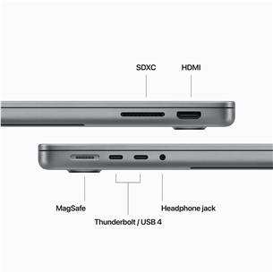 Apple MacBook Pro 14 (2023) M3, 8C/10C, 8 GB, 1 TB, RUS, gray - Notebook Item - MTL83RU/A