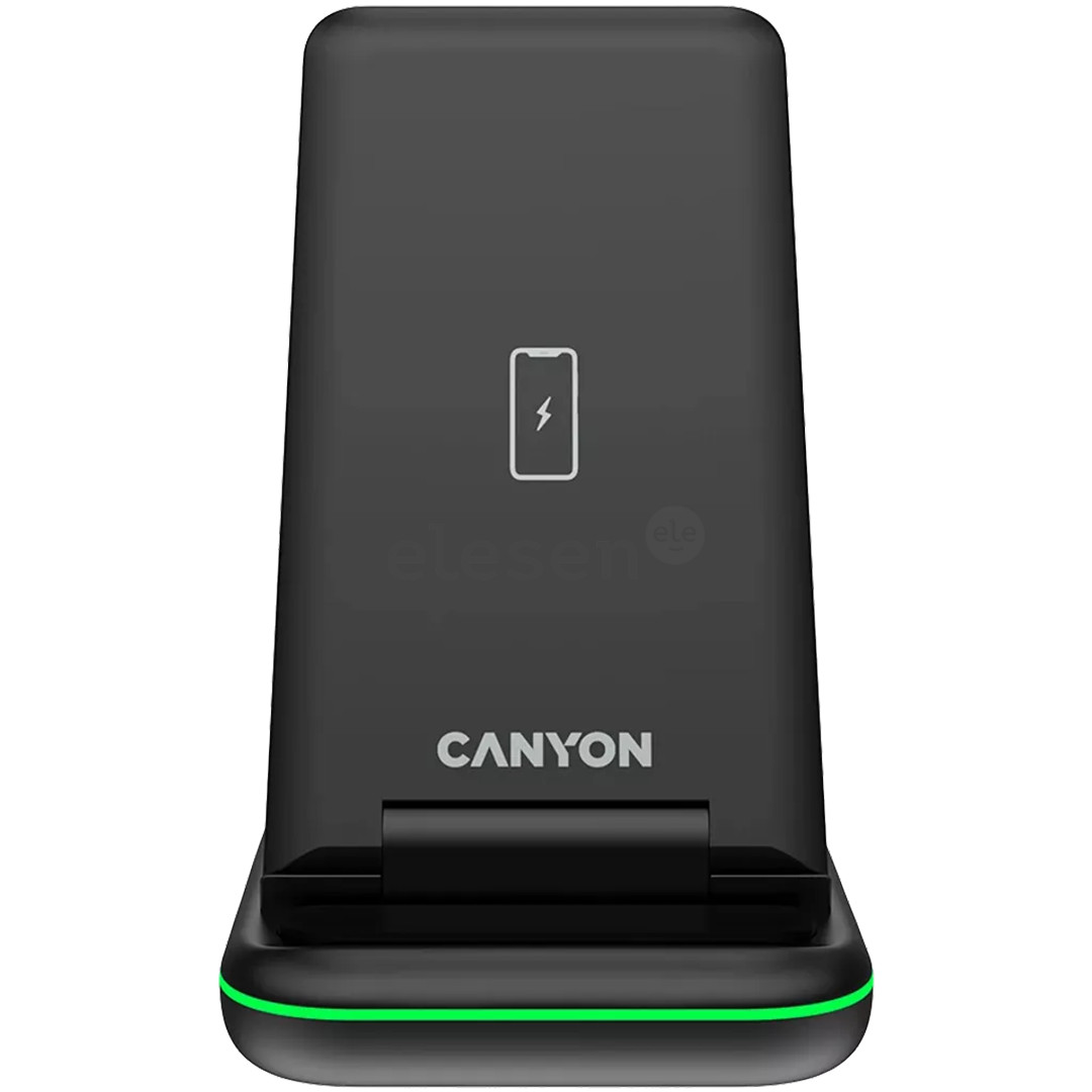 Canyon WS-304, juodas - Belaidis įkroviklis