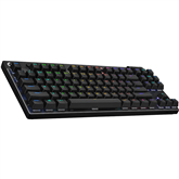 Logitech PRO X TKL, US, black - Wireless keyboard Item - 920-012136
