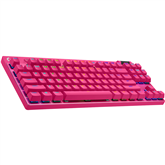 Logitech PRO X TKL, US, pink - Wireless keyboard Item - 920-012159